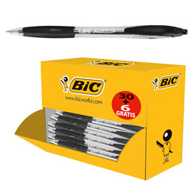 Value pack 30+6 penne sfera scatto atlantis nero 1.0mm bic