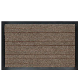 Zerbino asciugapassi alaska 60x90cm marrone velcoc