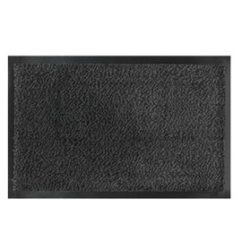 Zerbino asciugapassi nevada 90x120cm grigio antracite velcoc