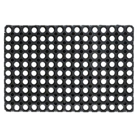 Zerbino gummy 50x100cm nero velcoc