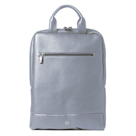 Zaino slim gate trended - 28 x 38 x 10 cm - ecopelle - azzurro - intempo